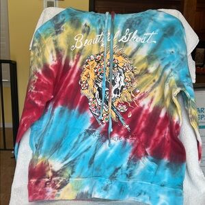 Ed Hardy Multicolor Tie-Dye Hoodie